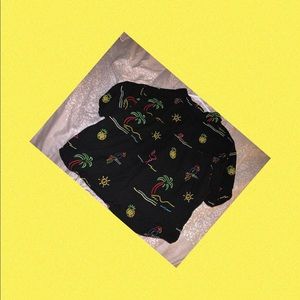 Neon crop top
